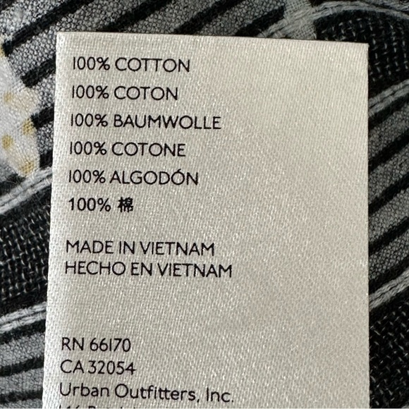 Free People Blushing Blossom Button Up Wide Collar Statement Sleeved Shirt - Picture 8 of 8